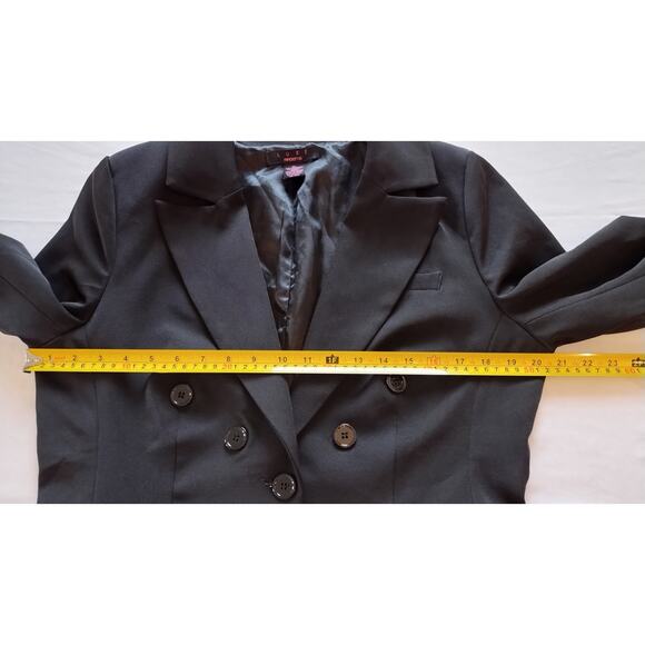 Luxe Arden B Women's Blazer Jacket Lined Long Sleeve Black wiht buttons Size XL - Picture 9 of 13